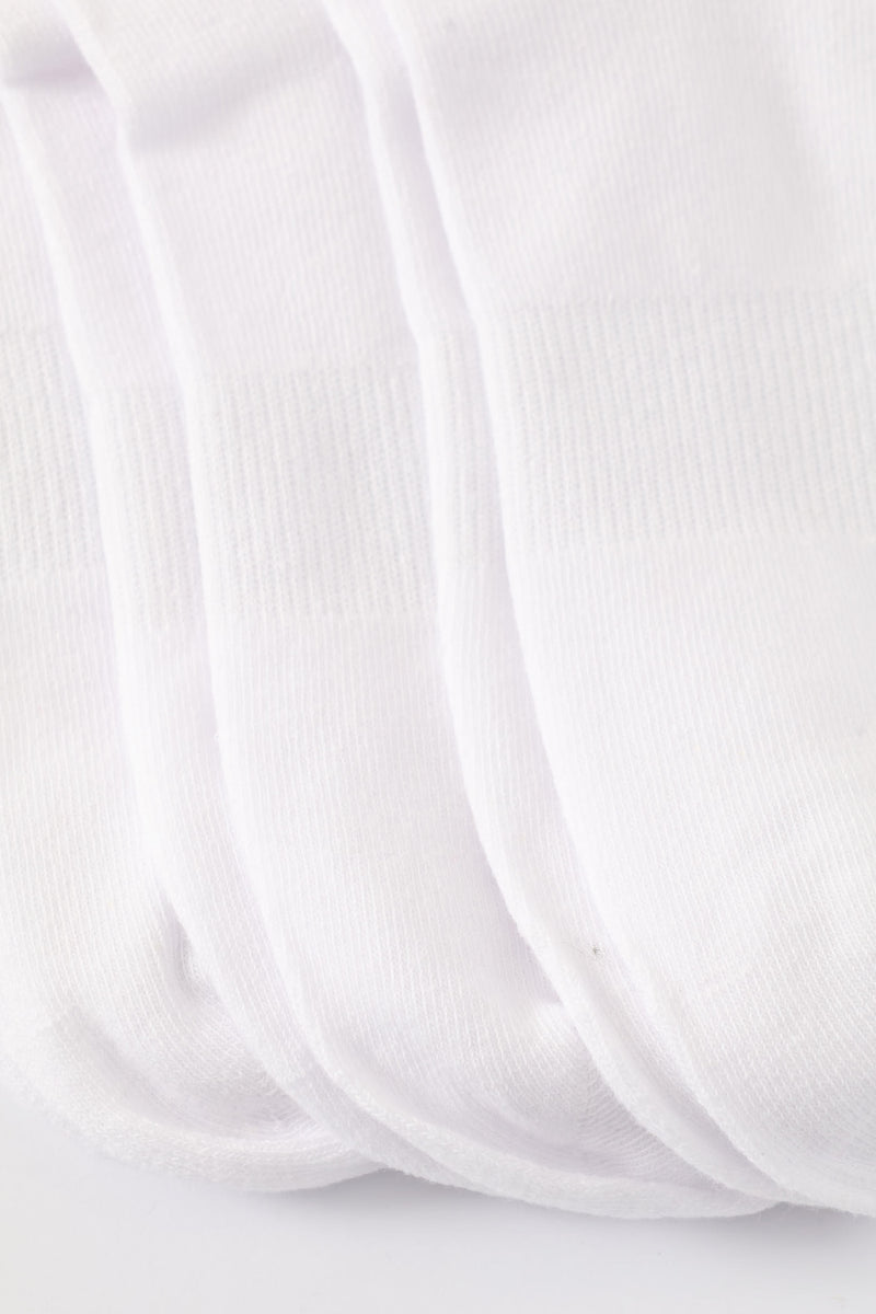 3 Pack Low Cut Socks - White