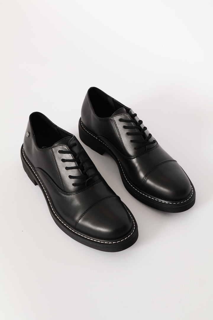Princeton 1 Lace Up Oxford Shoe - Black