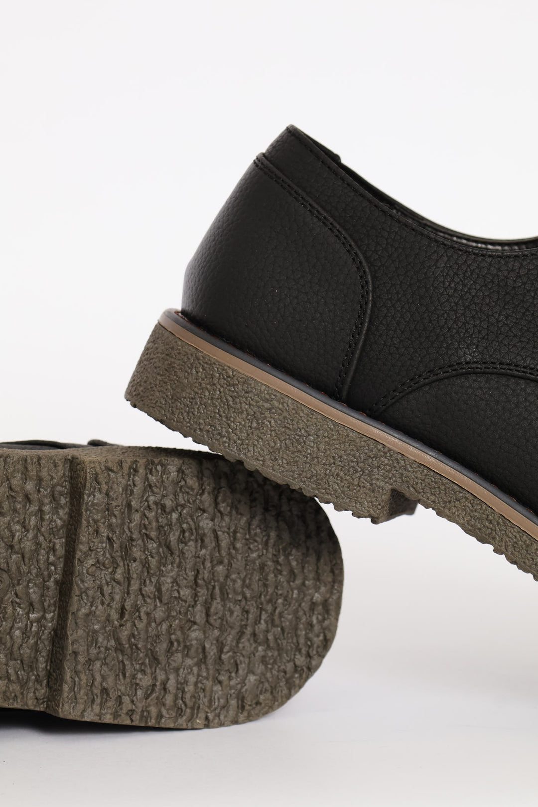 Bronx Lace Up Smart Casual Derby Shoe - Black