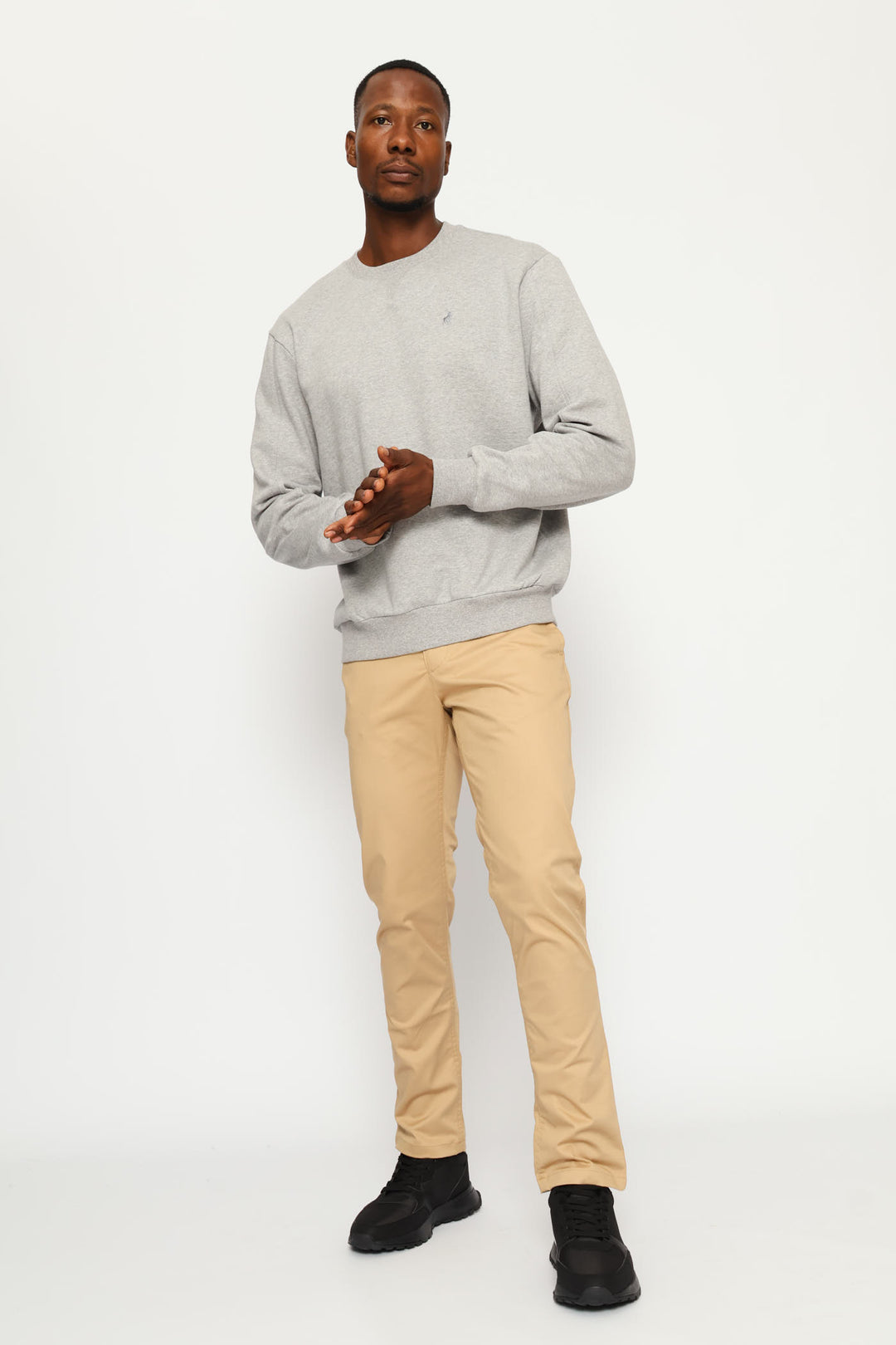Aakil Crew Top - Grey