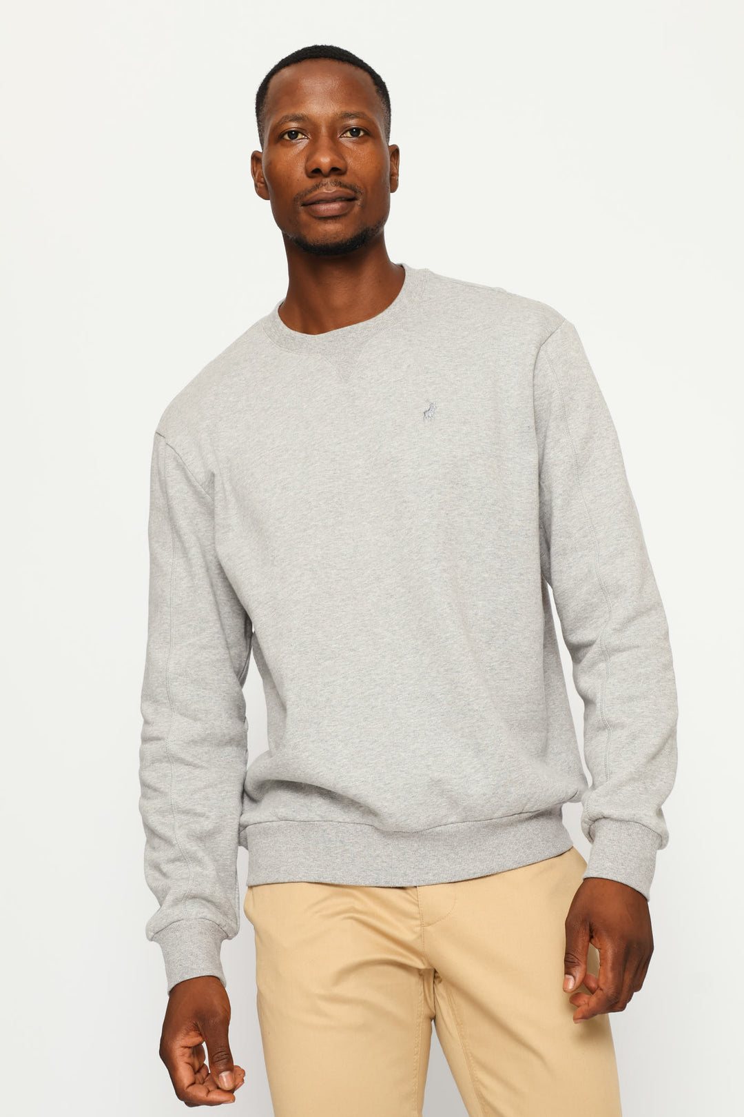 Aakil Crew Top - Grey