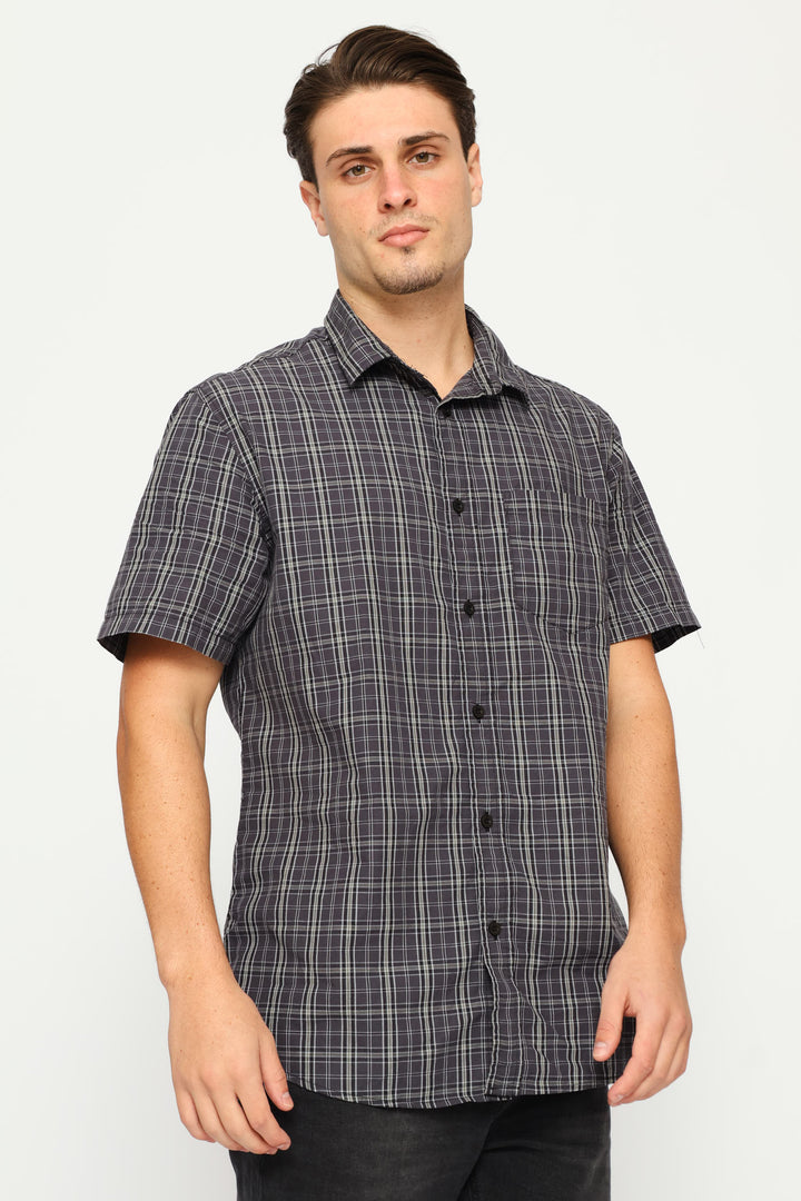 Check Shirt - Charcoal/Fatigue