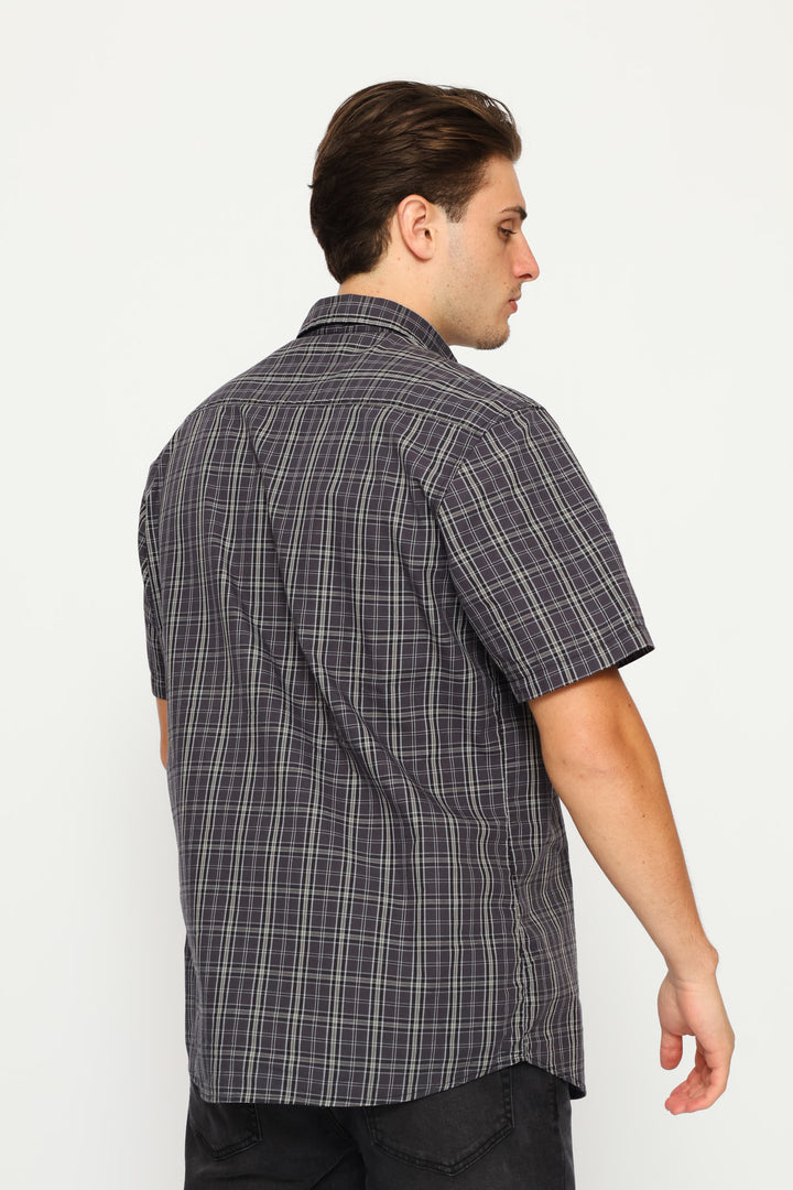 Check Shirt - Charcoal/Fatigue