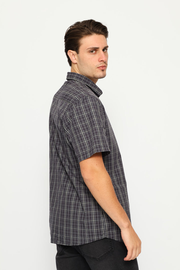Check Shirt - Charcoal/Fatigue
