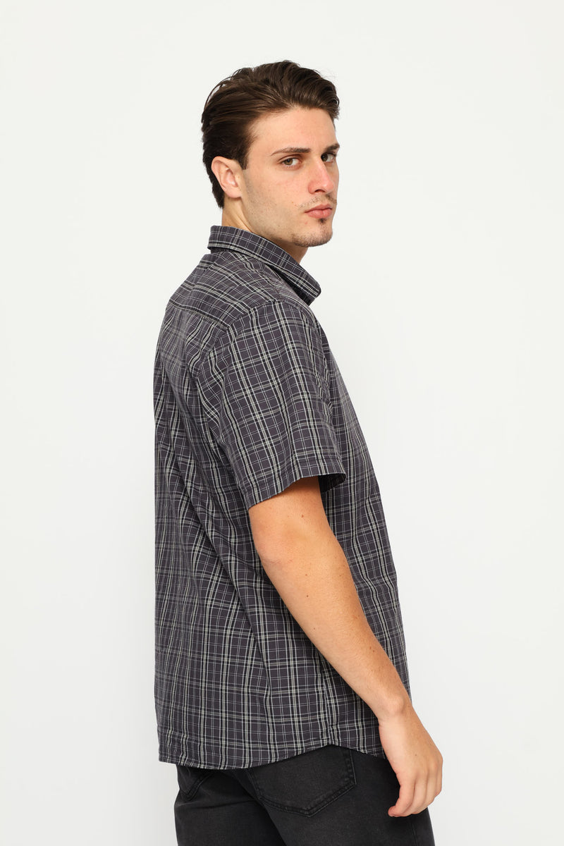 Check Shirt - Charcoal/Fatigue