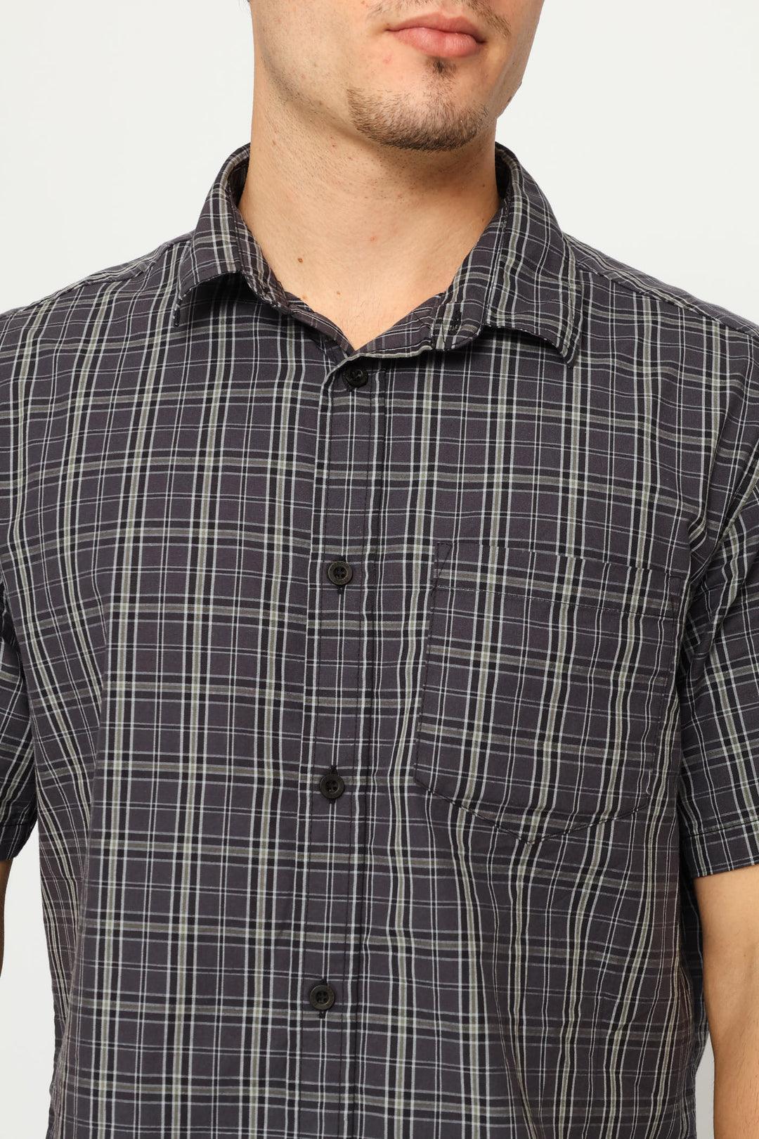 Check Shirt - Charcoal/Fatigue