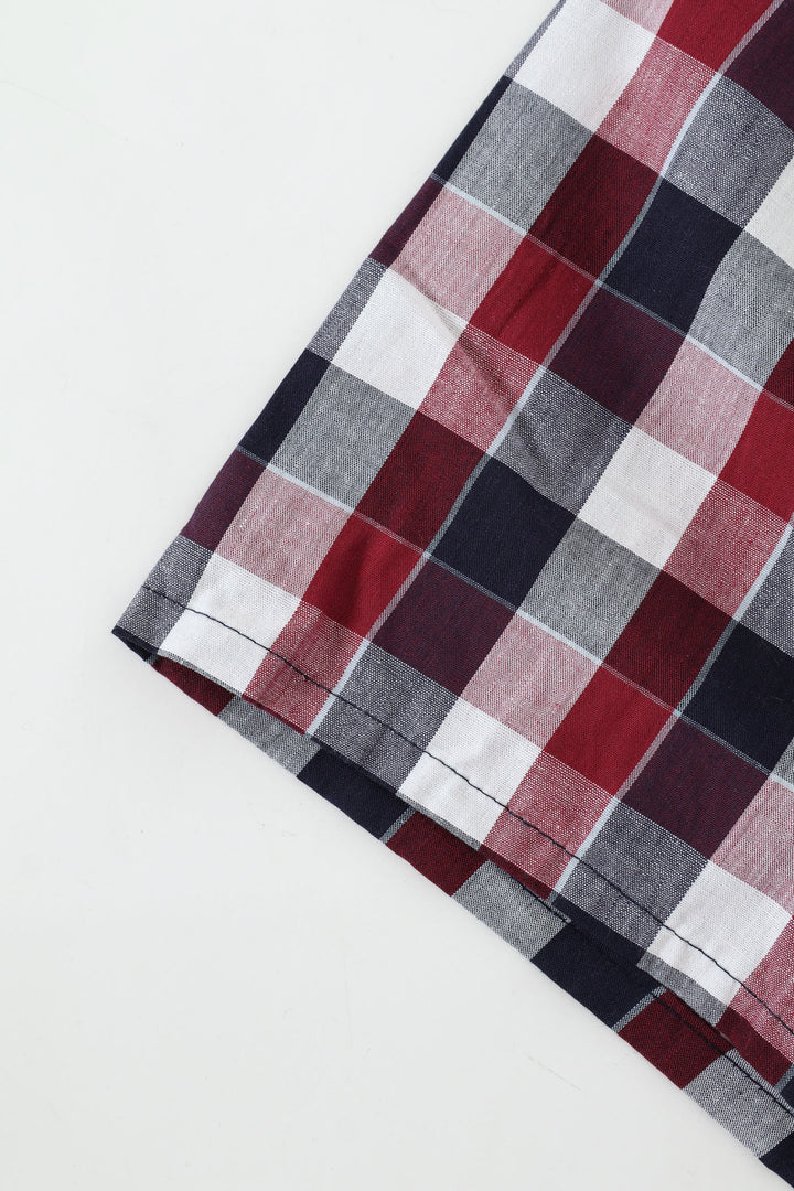 Single Woven Boxer - Red