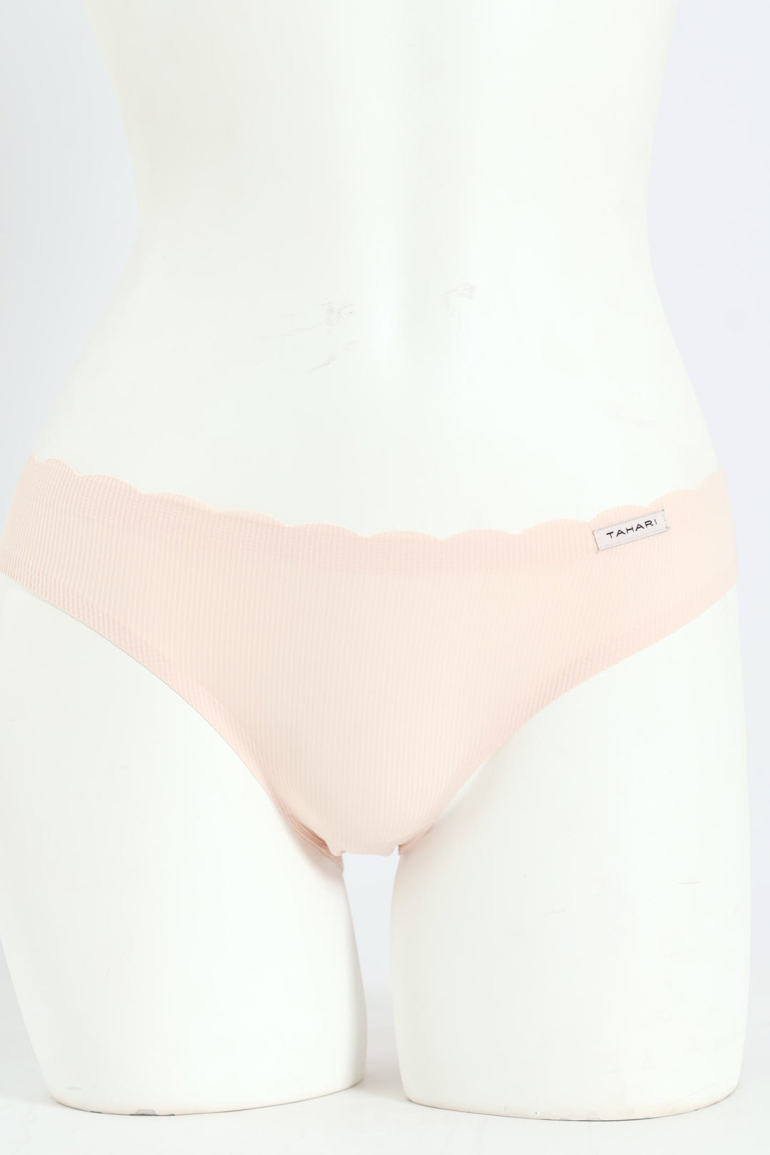 5 Pack Microfiber Thong Bikini Panties - Black/Nude/Sand/Mauve/Stone