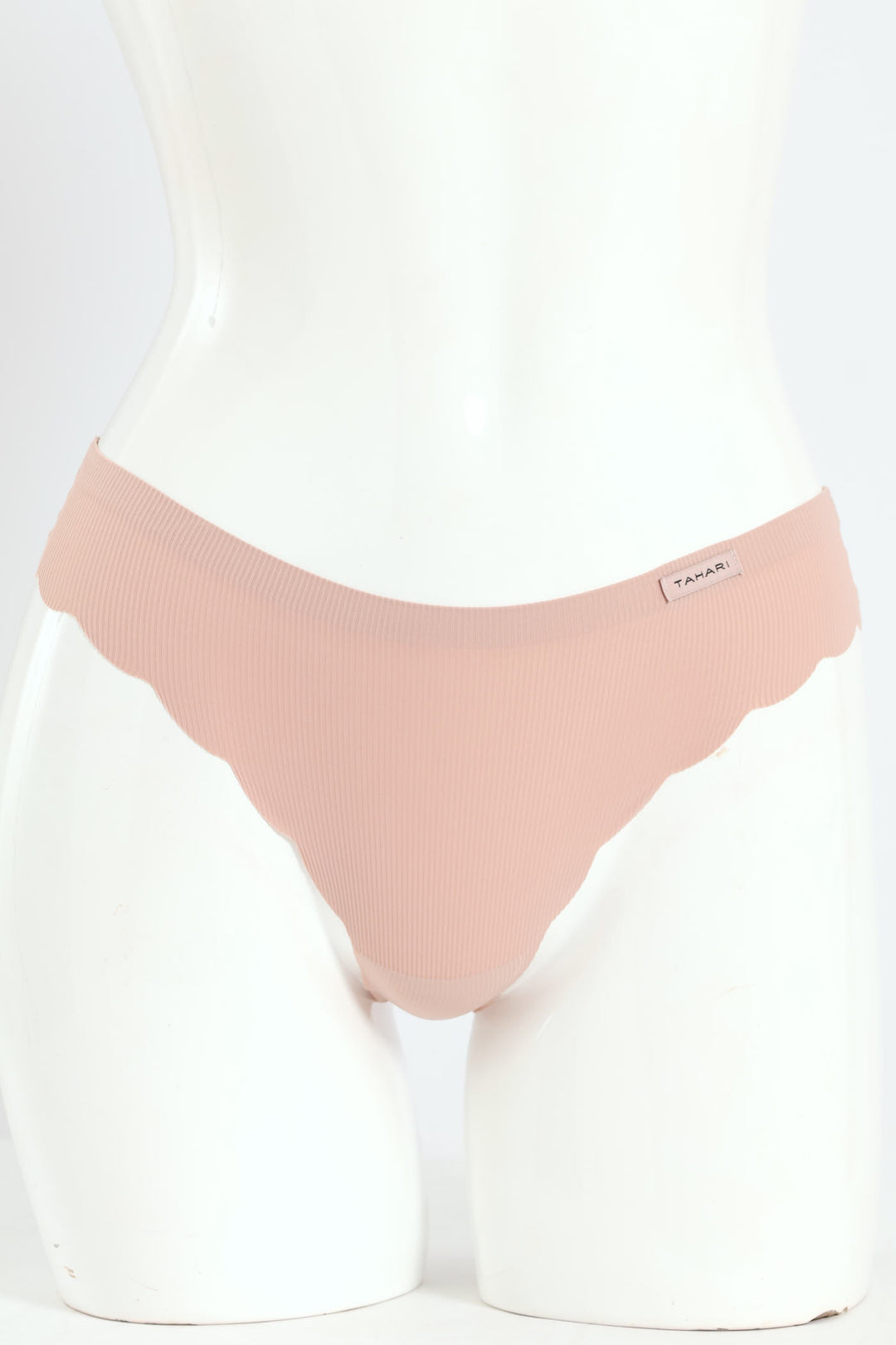 5 Pack Microfibre Thong Panties - Black/Nude/Mauve/Rose/Sand