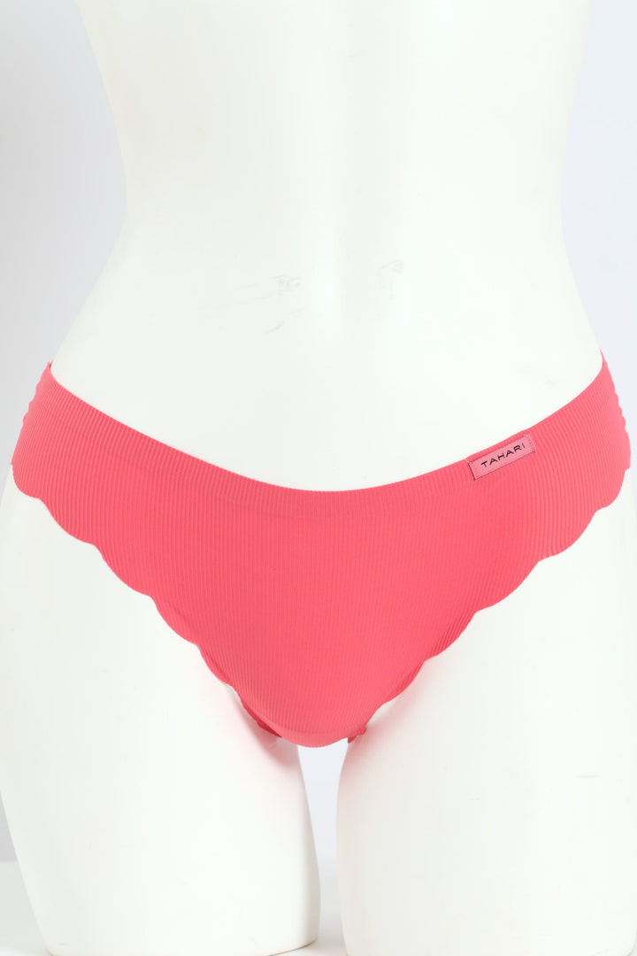 5 Pack Microfibre Thong Panties - Black/Nude/Mauve/Rose/Sand