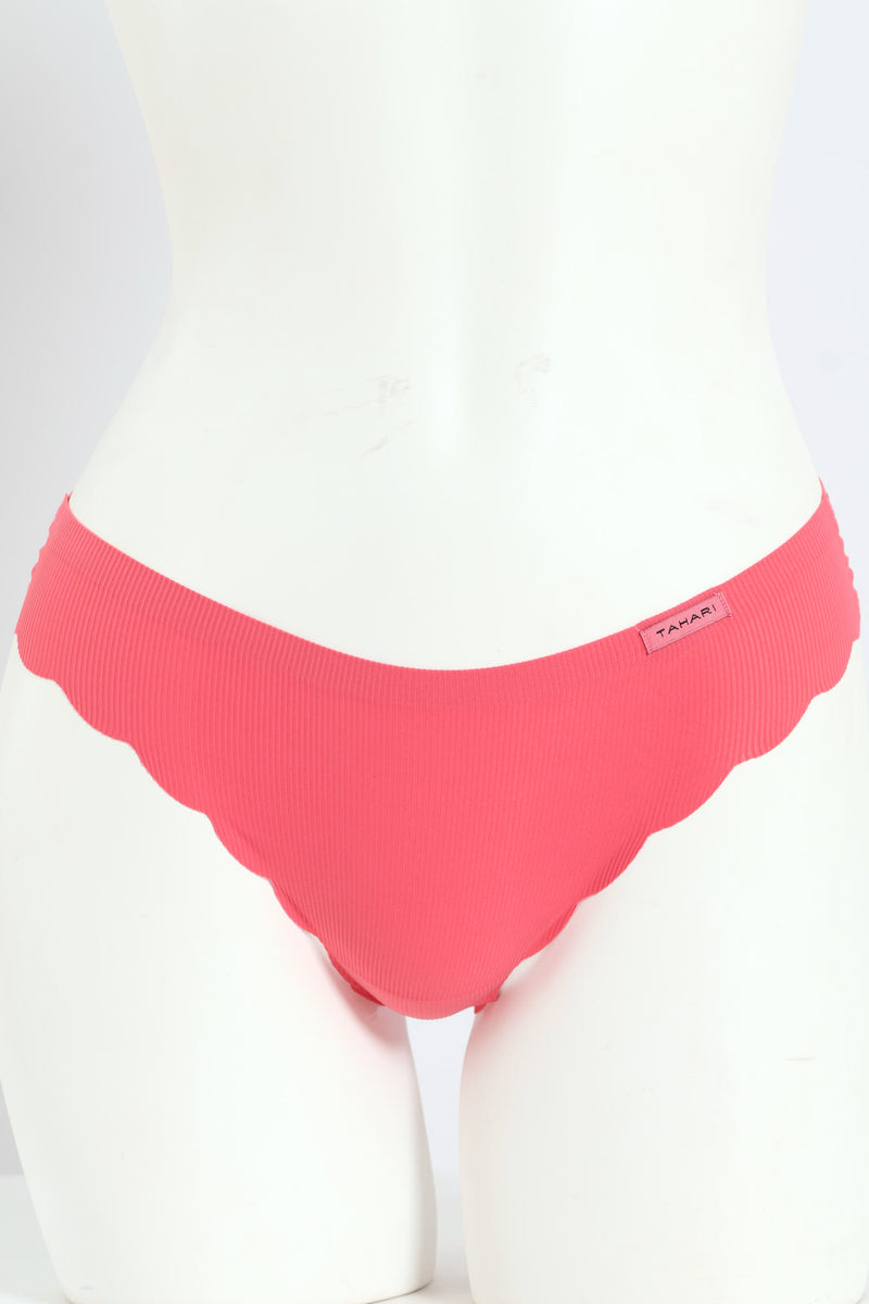 5 Pack Microfibre Thong Panties - Black/Nude/Mauve/Rose/Sand