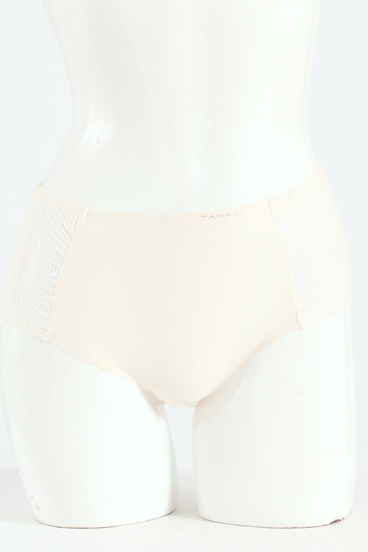 5 Pack Microfibre Midi Panties - Sage/Black/Cream/Mocha/Peach