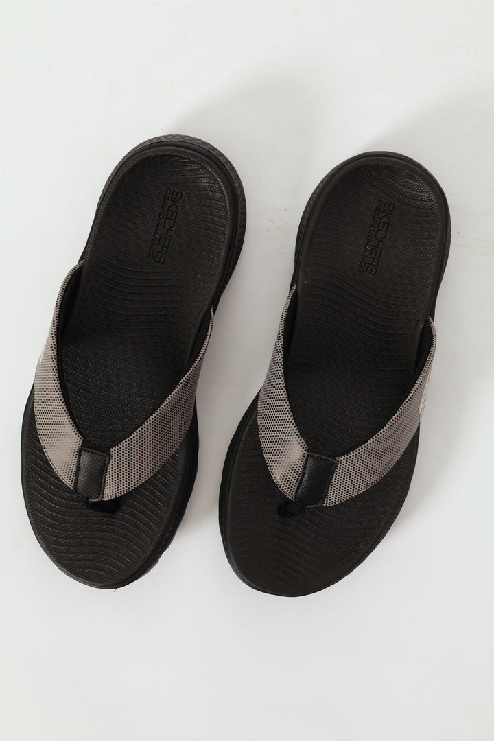 Wide Vamp Sandal - Taupe