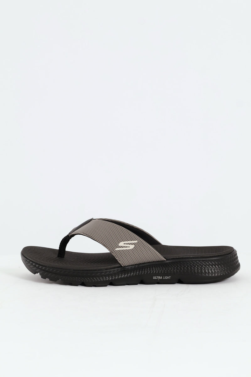 Wide Vamp Sandal - Taupe