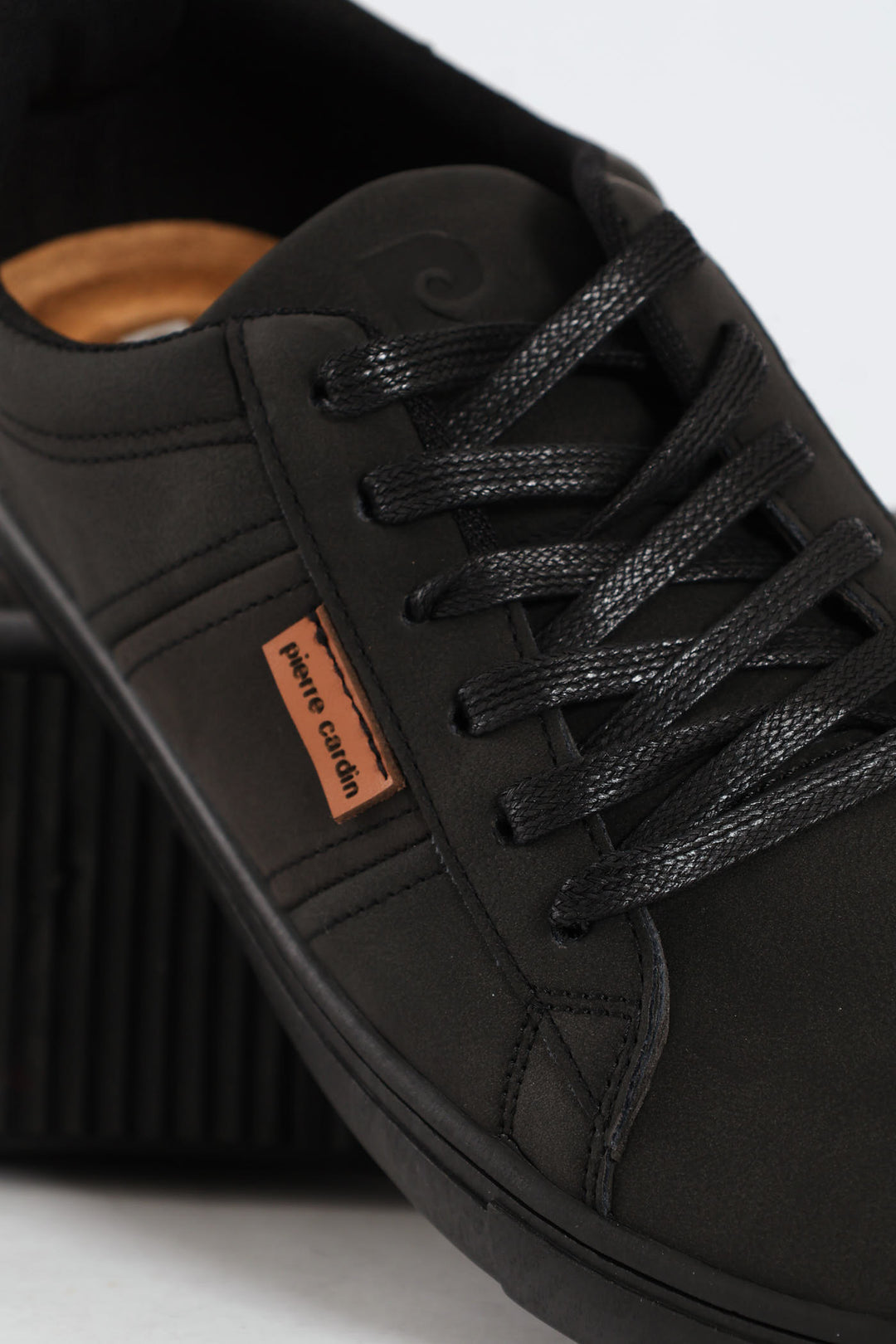 Mono Lace Up Sneaker - Black