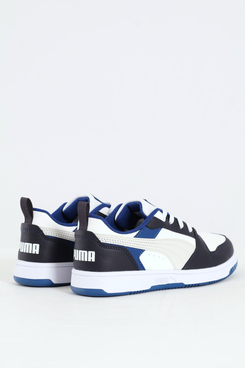 Pre-Boys Rebound V6 Sneaker - White