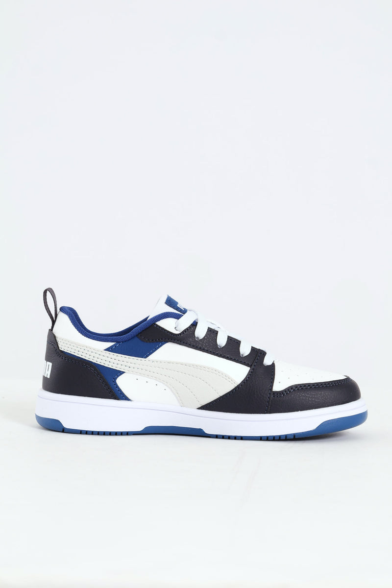 Pre-Boys Rebound V6 Sneaker - White