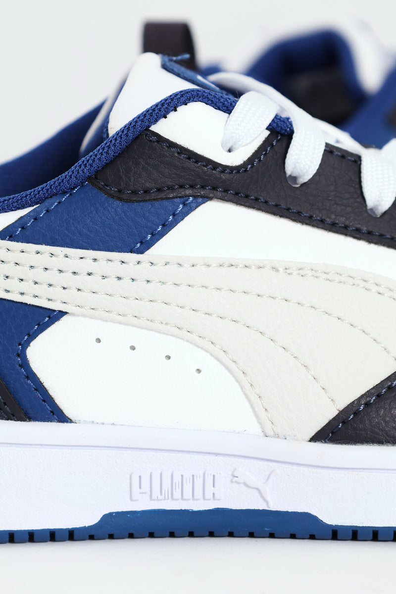 Pre-Boys Rebound V6 Sneaker - White