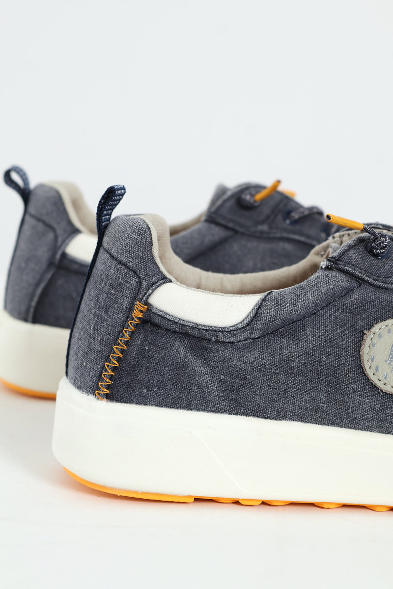 Atlas Comfort Canvas Sneaker - Navy