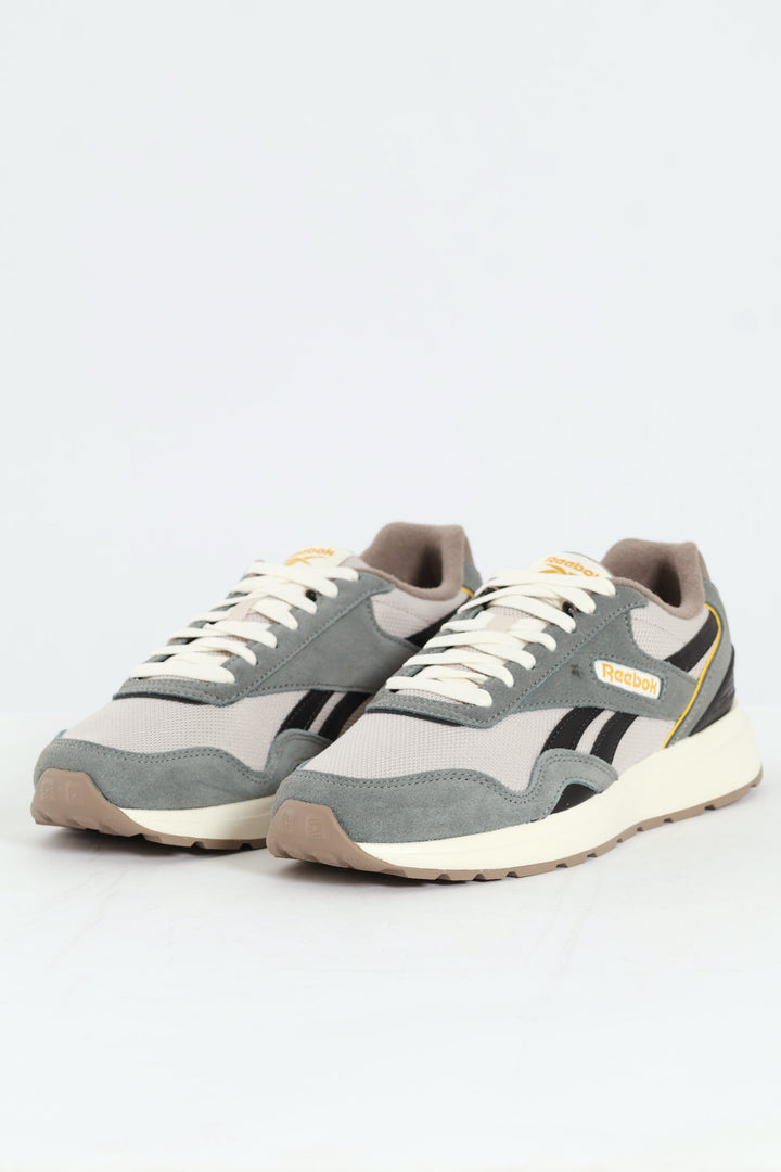 Retro Lace Up Sneaker - Dark Grey