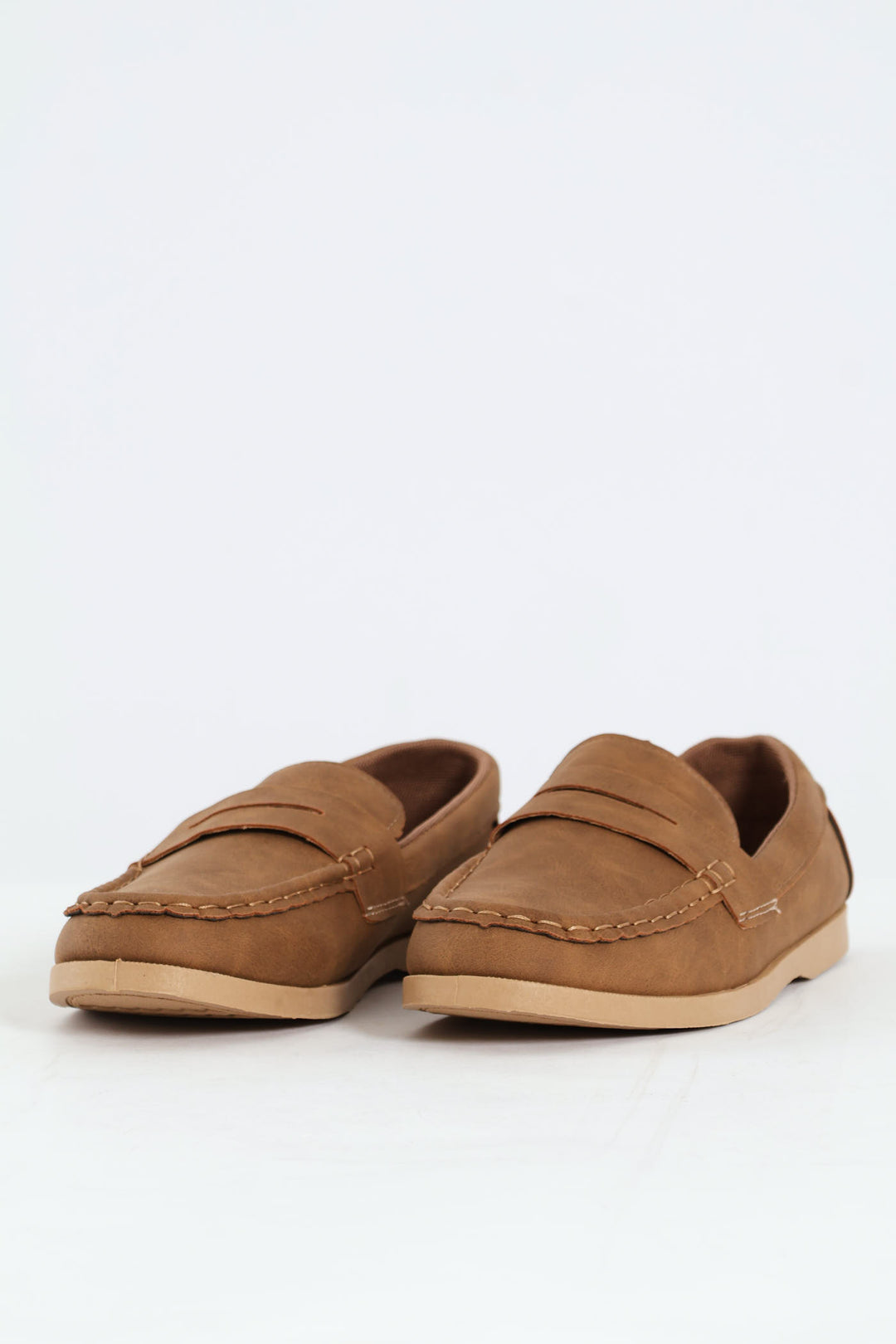 Boys Moccasin Slip On - Brown