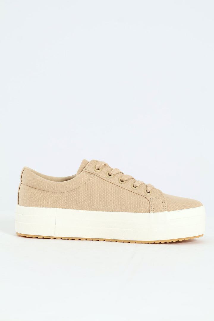 Classic Canvas Sneaker - Stone