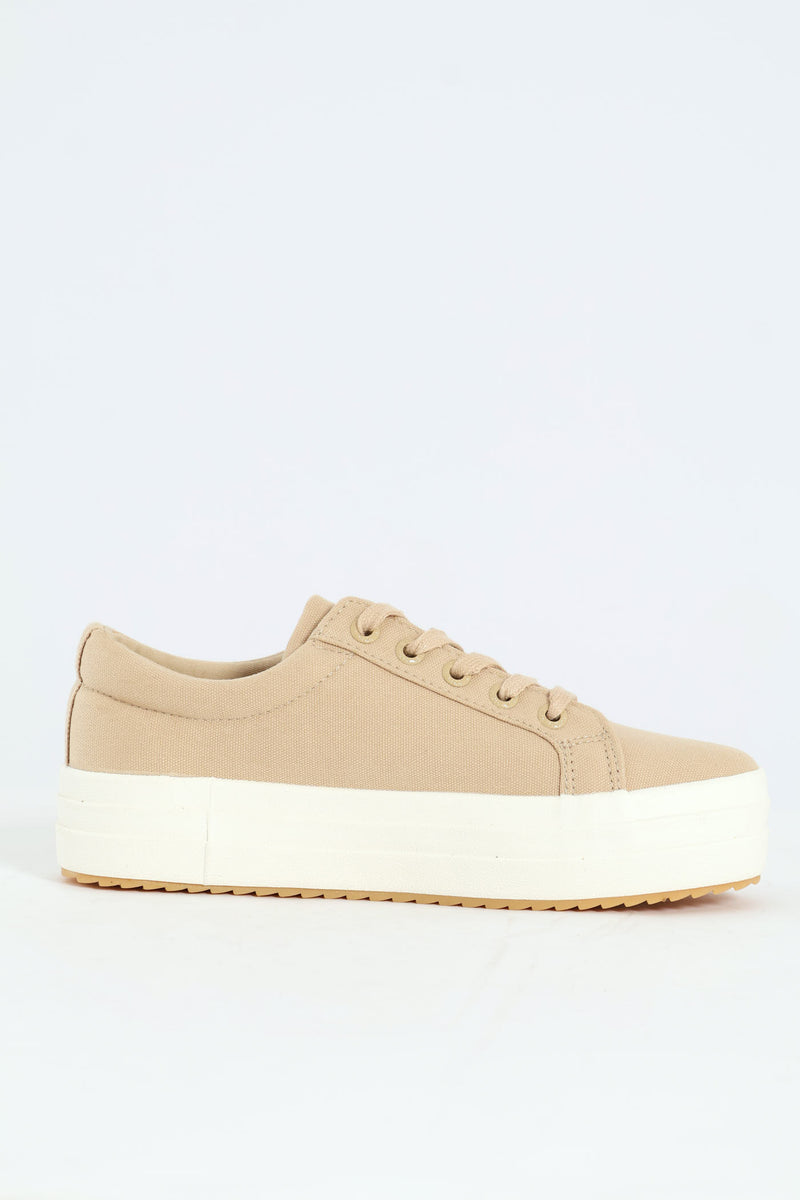 Classic Canvas Sneaker - Stone