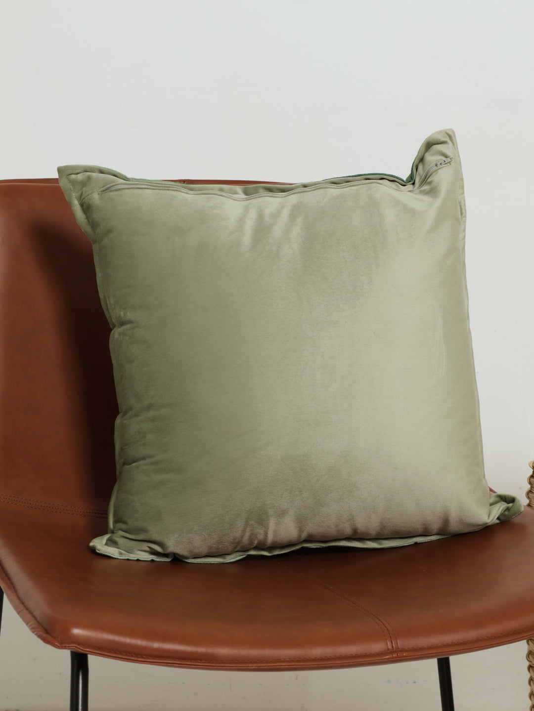 Watercolour Flower Scatter Cushion - Green