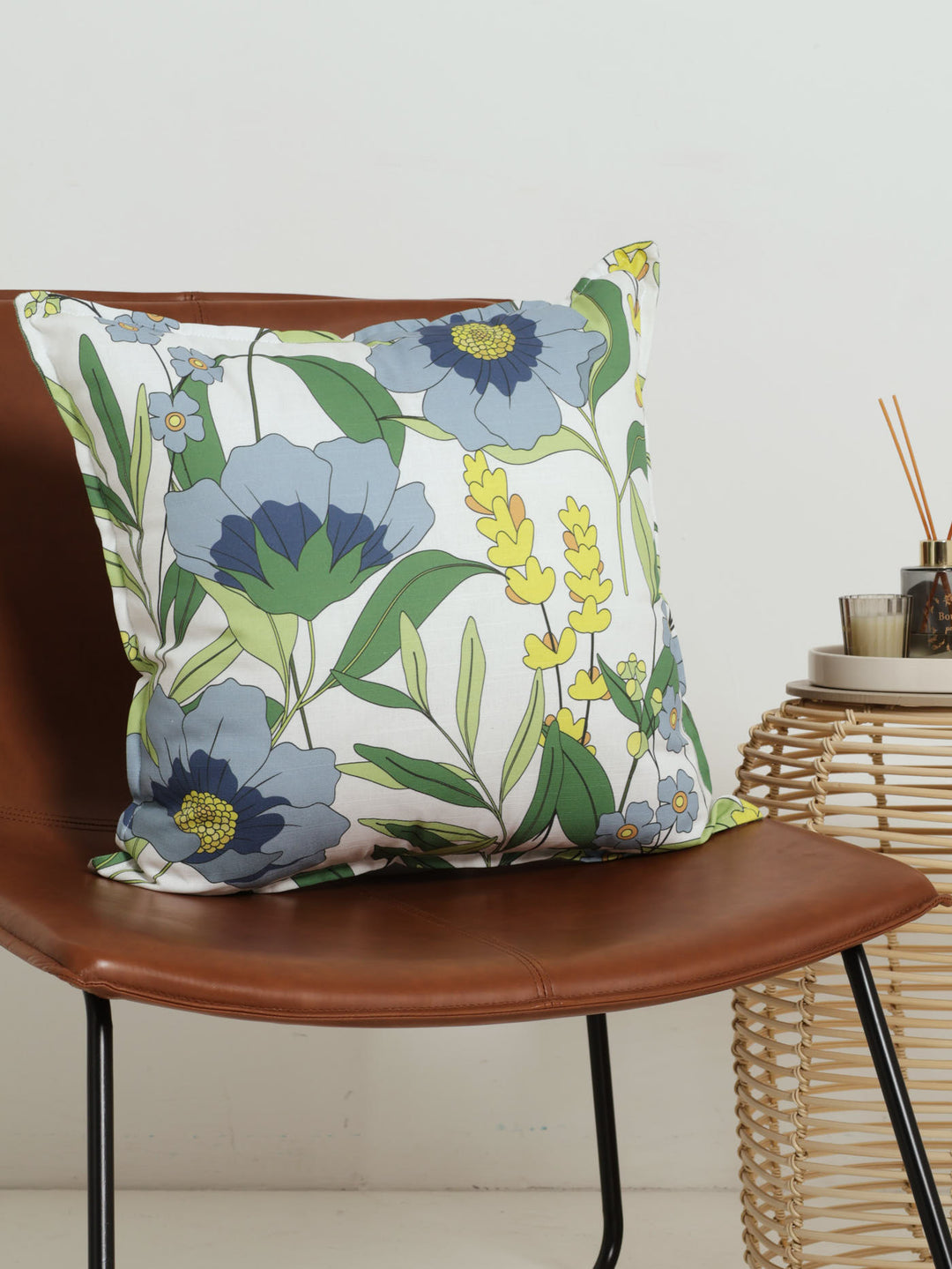 Botanical Bloom Flowers Scatter Cushion
