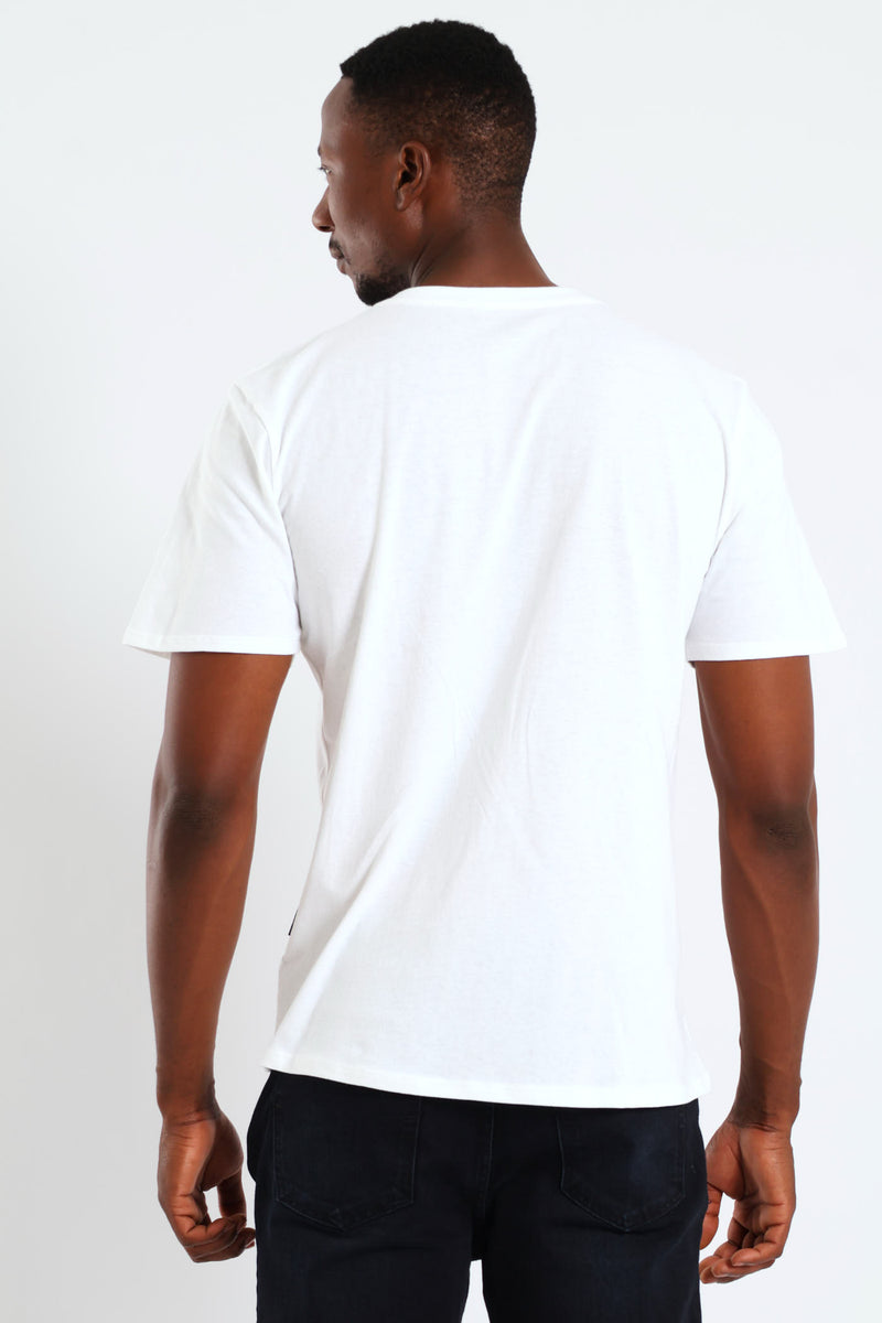 Driving Through Mojave Desert Car Tee - White