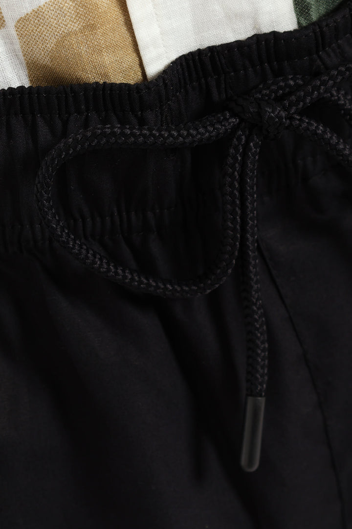 Basic Beach Shorts - Black