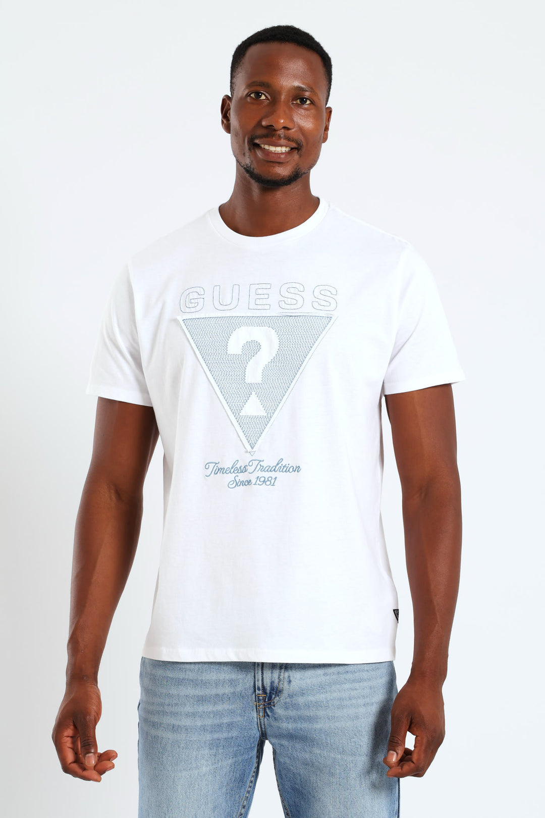Short Sleeve Basic Timeless Tee - White