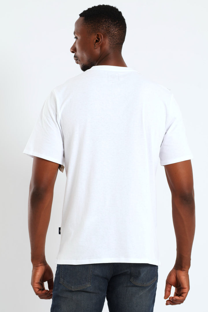 Gouache Landscape Tee - White