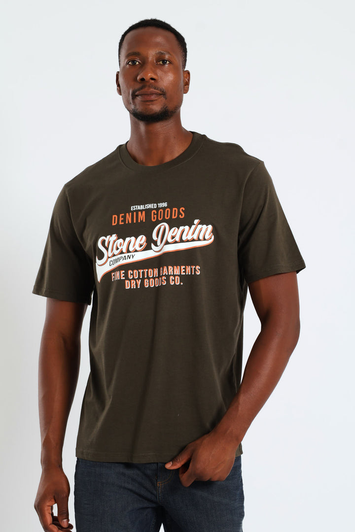 Denim Goods Icon Tee - Fatigue