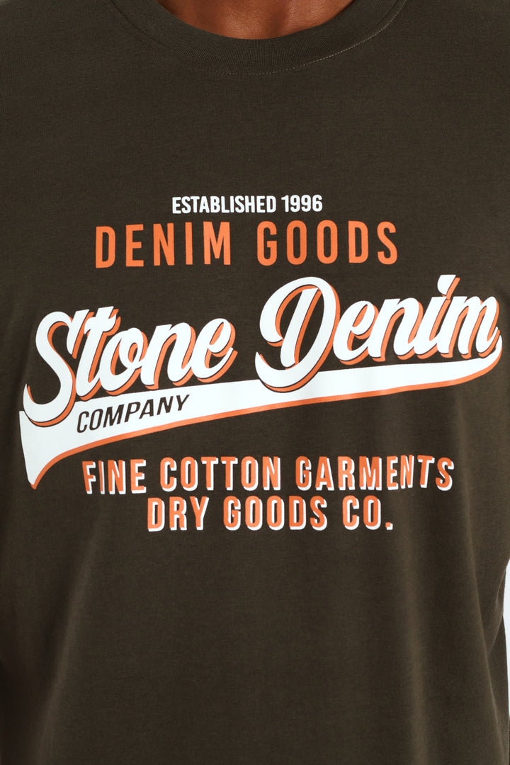 Denim Goods Icon Tee - Fatigue