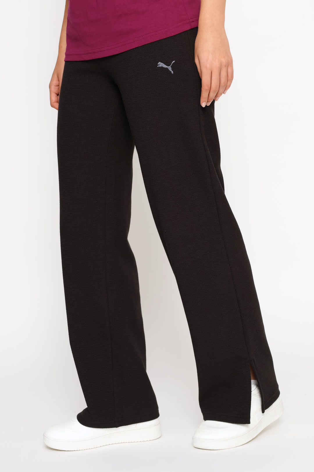 Essential Elevated High-Waist Straight Leg Pant - Black