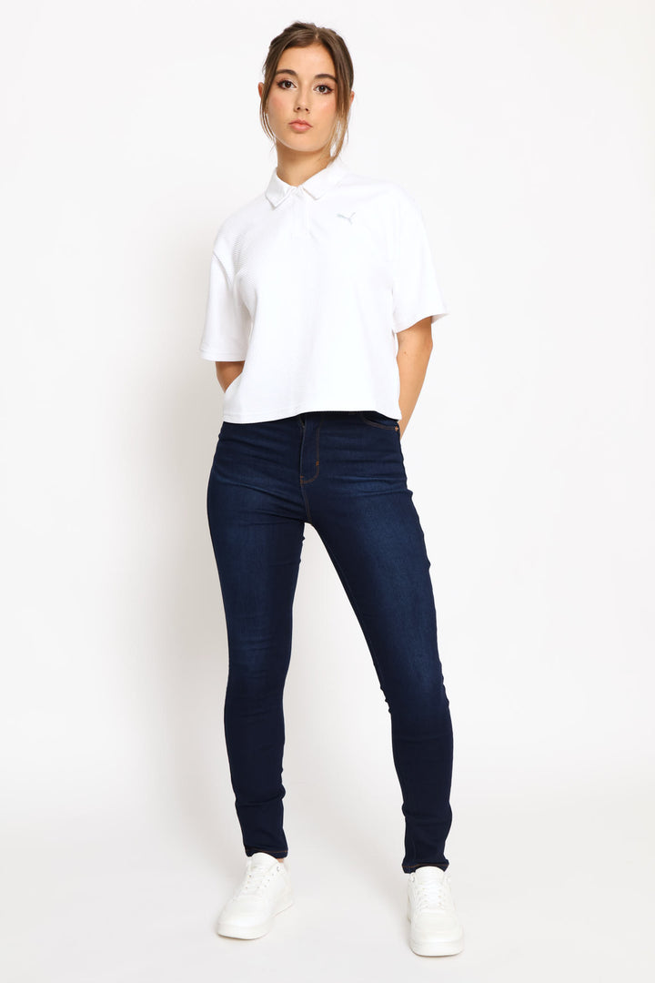 Class Relaxed Polo Tee - White