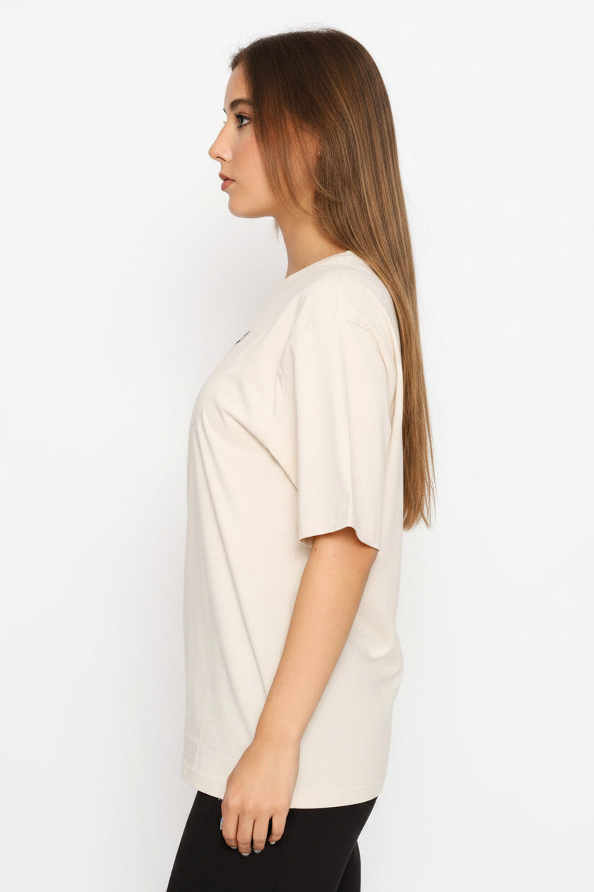 Essential Graphic Animal Relaxed Tee - Taupe