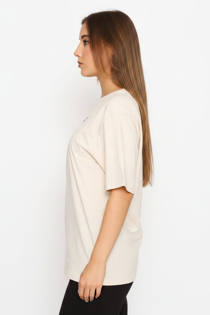 Essential Graphic Animal Relaxed Tee - Taupe