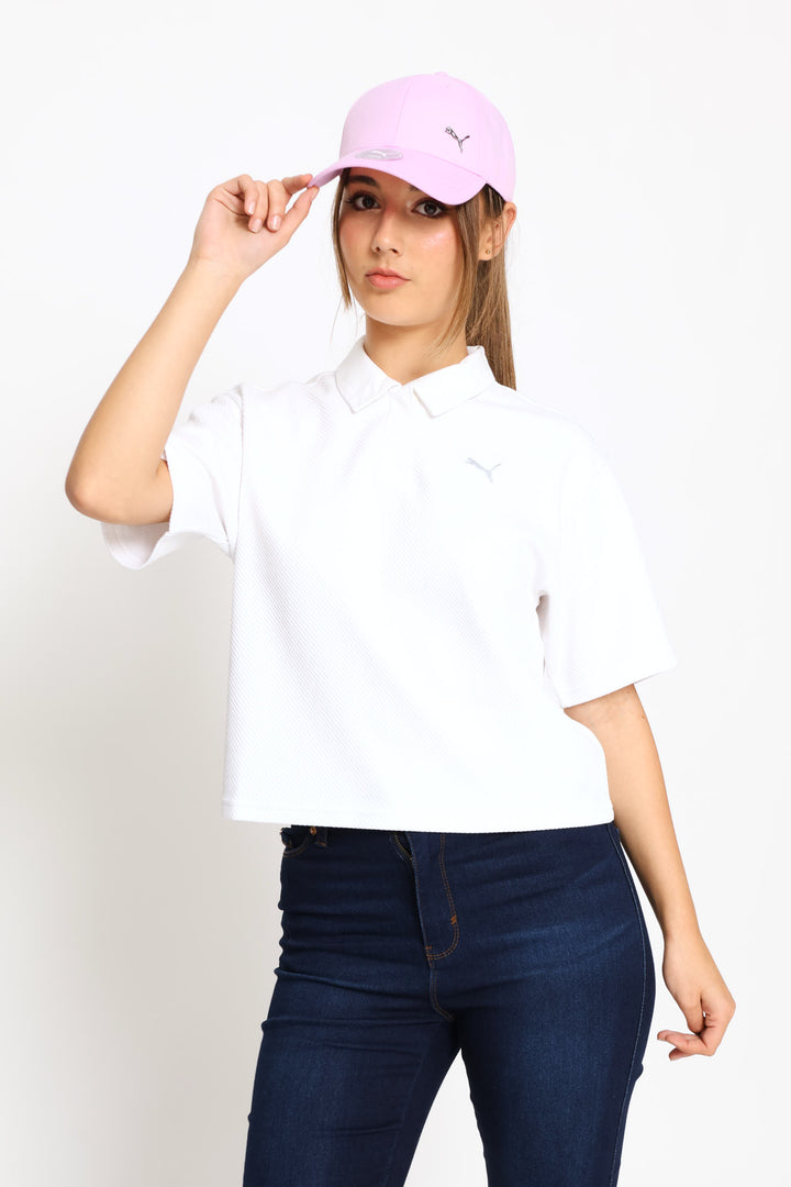 Essential Metal Cat Baseball Cap - Mauve