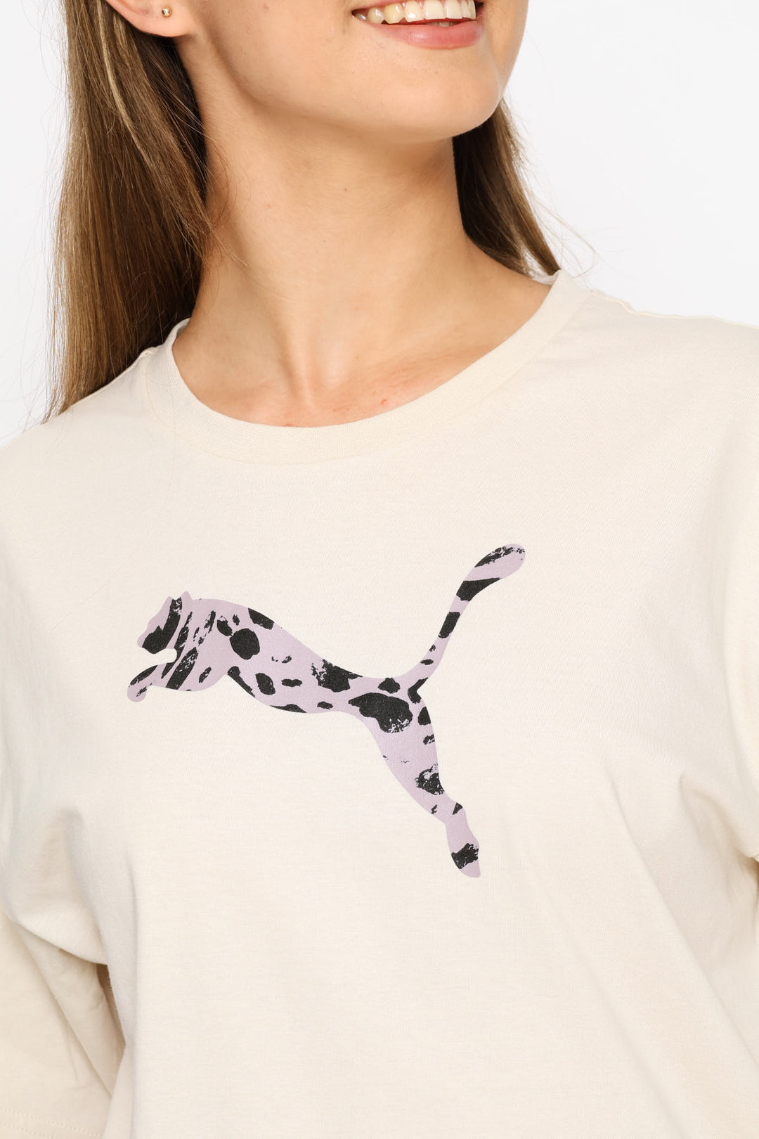 Essential Graphic Animal Relaxed Tee - Taupe