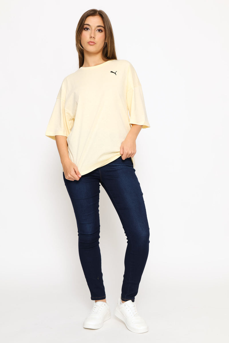 Wardrobe Essential Oversized Tee - Cream