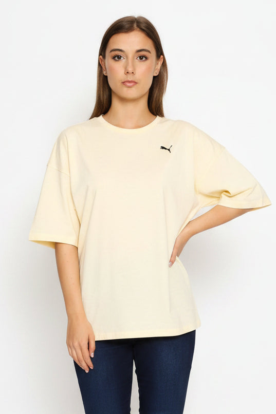 Wardrobe Essential Oversized Tee - Cream