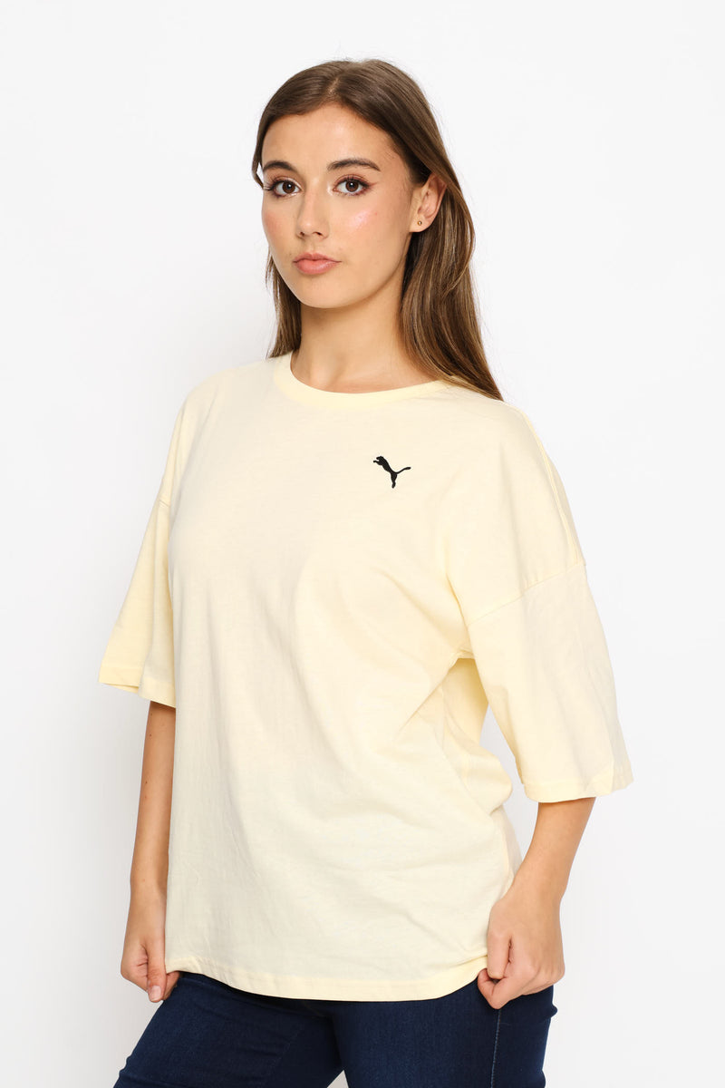 Wardrobe Essential Oversized Tee - Cream