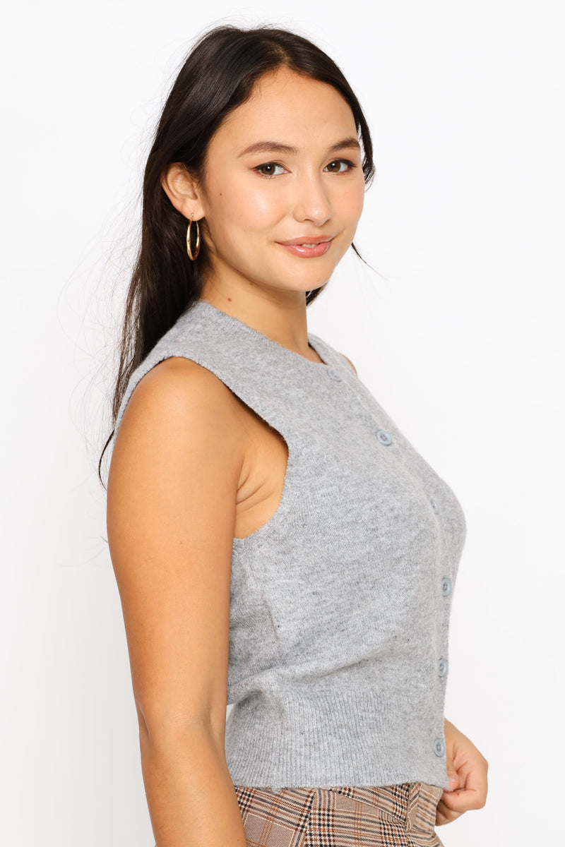 Teddy Cardigan - Grey