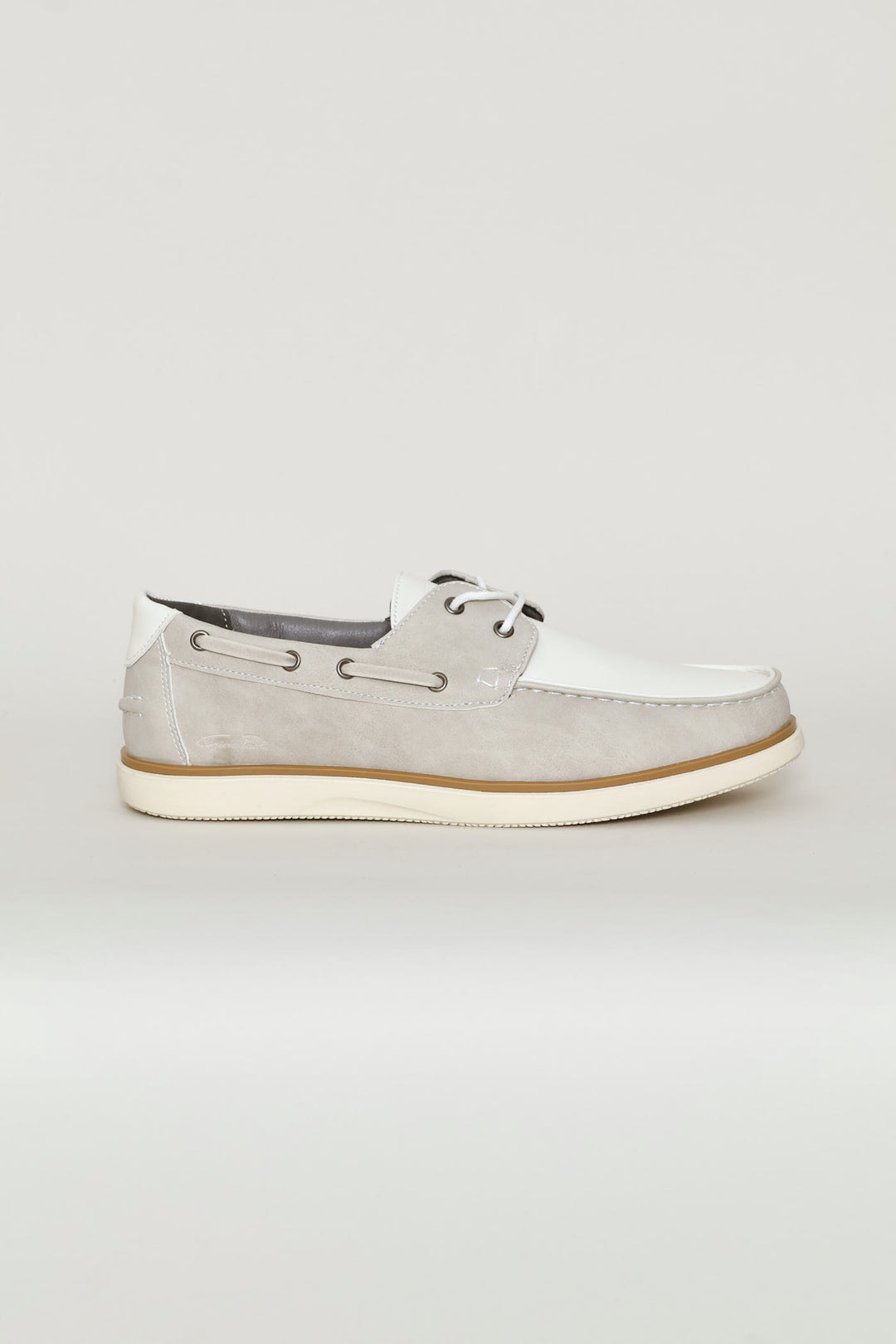 Lace Up Docksider - Stone