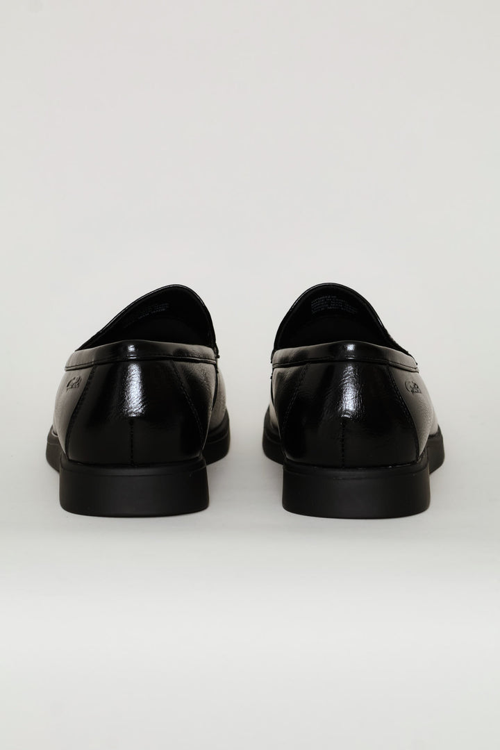 Smart Casual Plain Upper Loafer - Black