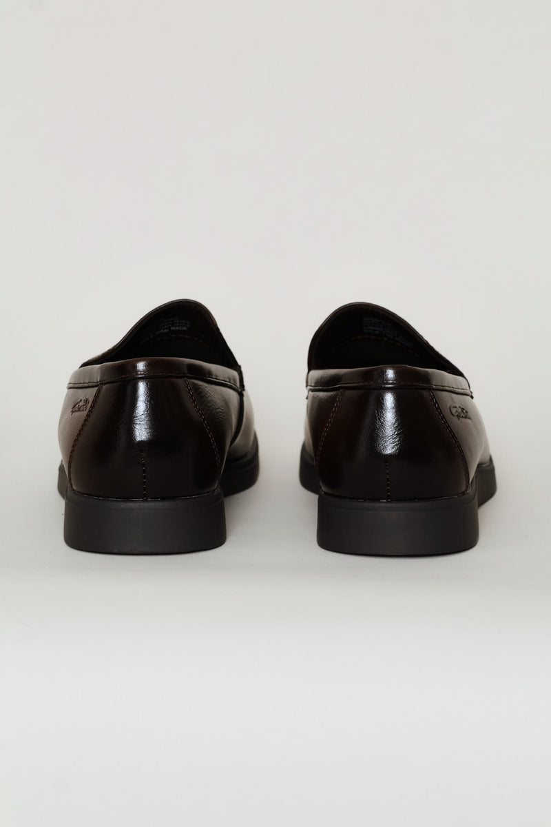 Smart Casual Plain Upper Loafer - Brown
