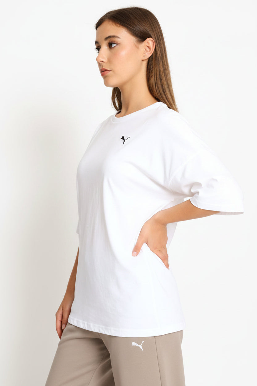 Wardrobe Essential Oversized Tee - White