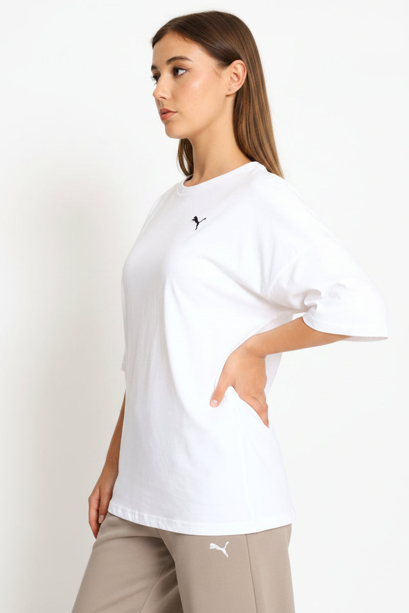 Wardrobe Essential Oversized Tee - White